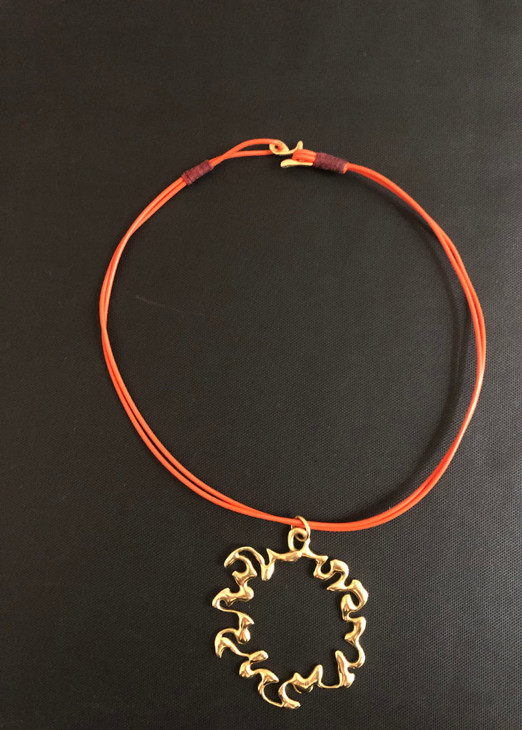 18k Graffiti Necklace