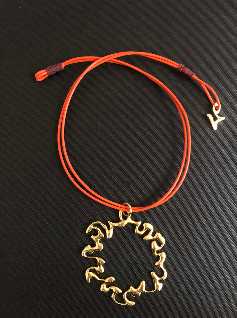 18k Graffiti Necklace