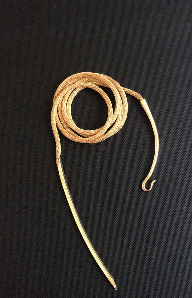 18k Mesh Pole Necklace