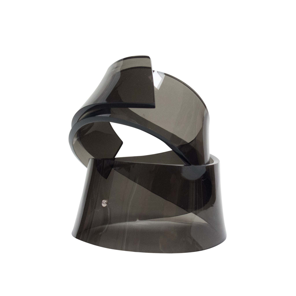 Ribbon Sculpture Bracelet with Topaz