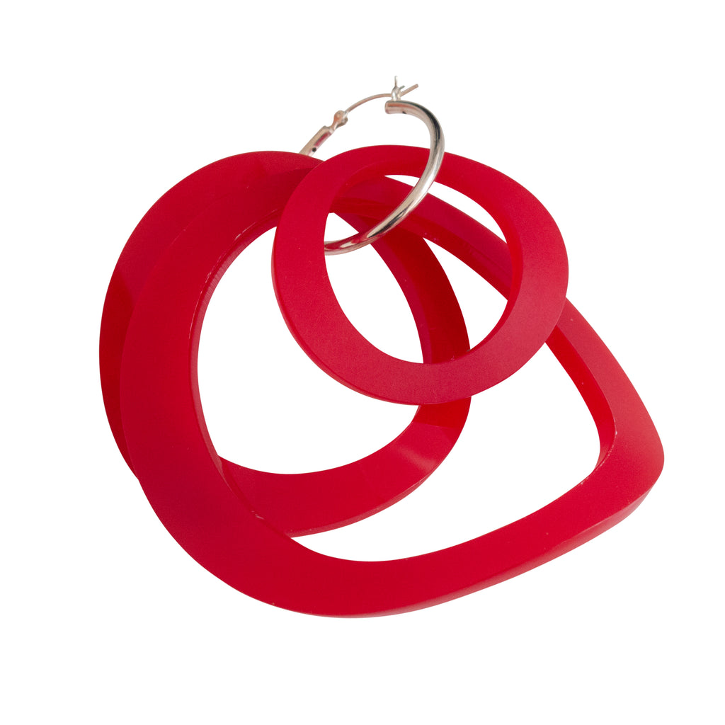 Triple Circle Earrings