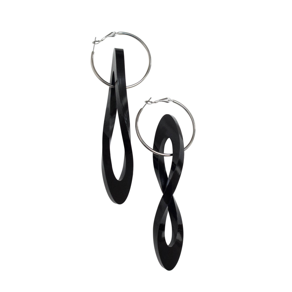 Twisted Oval Earrings