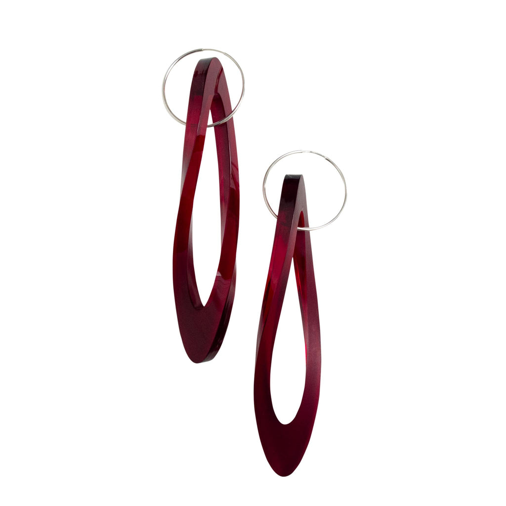 Twisted Oval Earrings