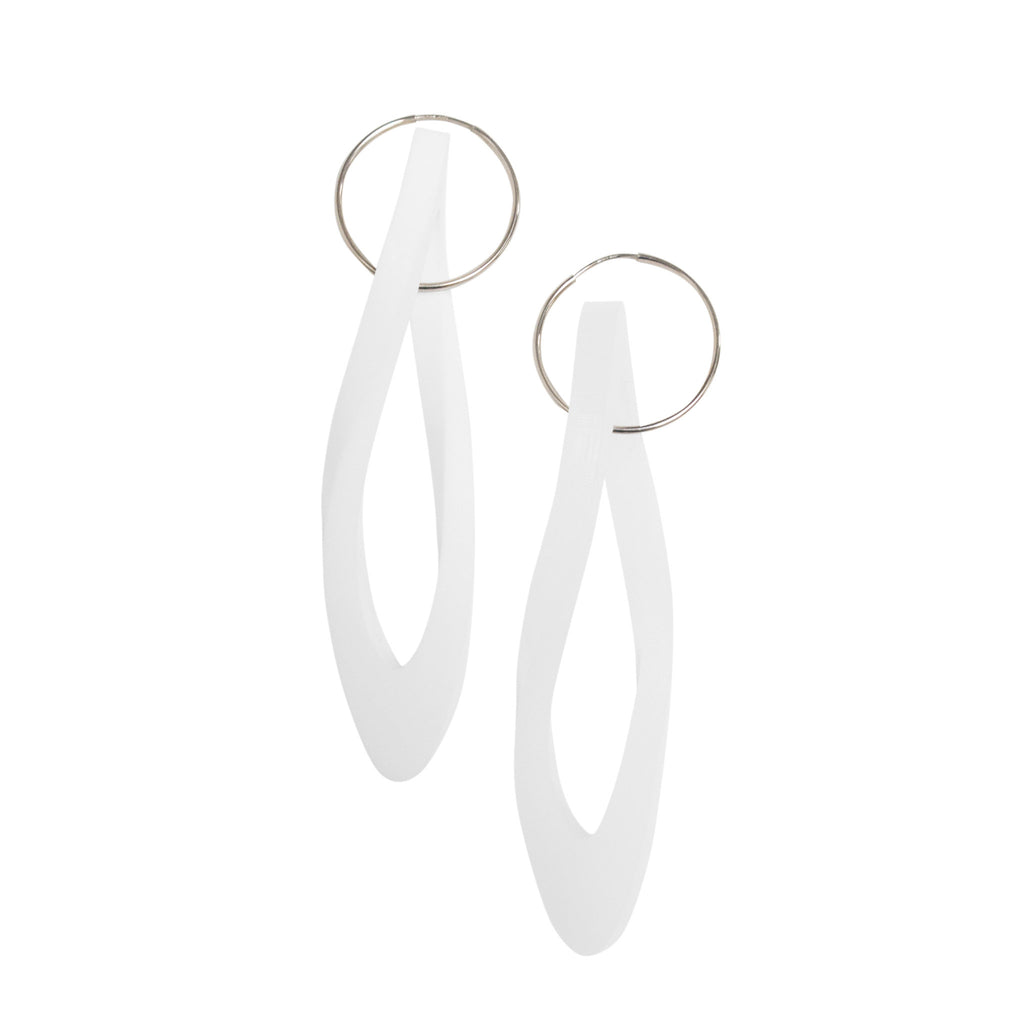 Twisted Oval Earrings