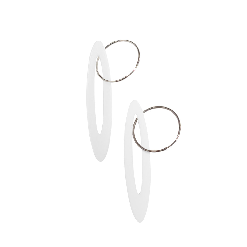 Oval Outline Earrings