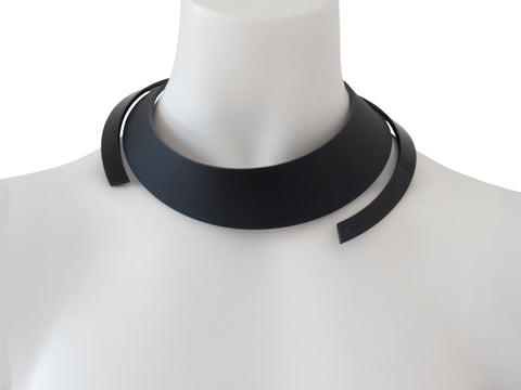 Thick Folded Loop Neck