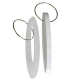 Oval Outline Earrings
