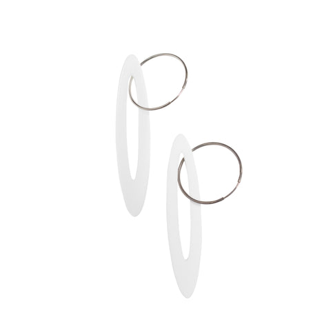 Ovals on Chain Earrings